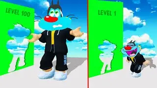 I Beat GIANT vs TINY - Roblox Obby😱=💀 (Roblox ft.Oggy)