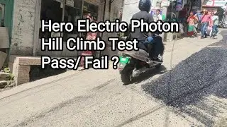 Hero Electric photon HX high hill climb Test  @HeroElectric01