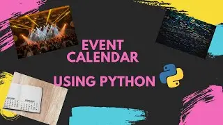 Event Calendar using Python (Tkinter)