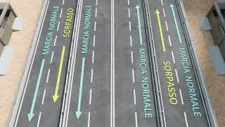 Strada a 3 carreggiate