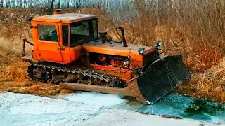 ДТ-75Н  вернулся с поля домой через полгода.