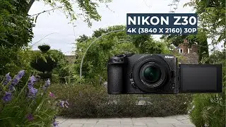 Nikon Z30 4K 30p sample video