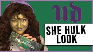 Urban Decay She Hulk look with only the Eyeshadow Palette!