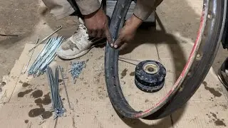simple steps to spoke a rim