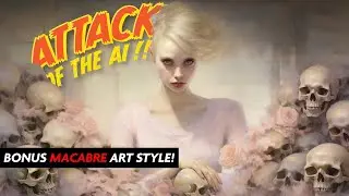 More MACABRE Art Prompts from Midjourney!