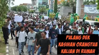 ORANG TUA PETANI, SISWA STM IKUT DEMO DIHADIRKAN ORANGTUANYA OLEH POLISI