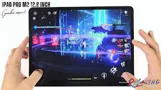 iPad Pro 12.9 2022 Genshin Impact Battery Drain test | Apple M2