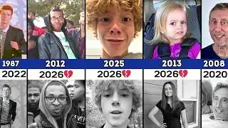 Comparison of EVERY Legendary Meme Hero (Then vs Now) 😥💔- Part 2