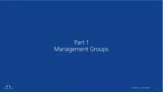 Azure Governance - Management Groups