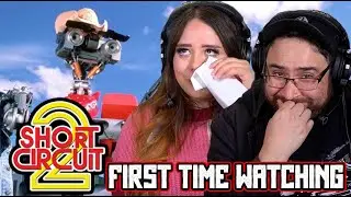 Short Circuit 2 (1988) MOVIE REACTION | Her FIRST TIME WATCHING this Johnny Five sequel!