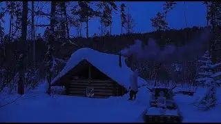 Heavy snow. Wolverine. Life in huts.