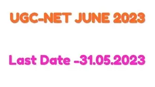 UGC-NET NTA JUNE 2023 FORM || NTA NET EXAM 2023