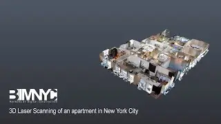 3D Laser Scanning of an apartment in New York City