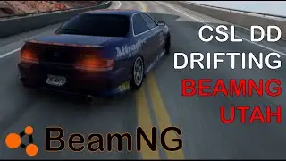 Pro Drift car up tight Utah Roads - BeamNG.Drive Drifting with CSL DD