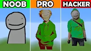 NOOB VS PRO VS HACKER minecraft pixel art Dream