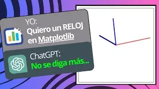 ¡Mira Cómo el Tiempo ⏱️ Toma Forma 💻 ! Todo el Proceso con Python y Matplotlib (acelerado x10)