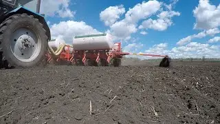 Corn sowing. Setting up and maintaining the GASPARDO ROMINA seed drill.