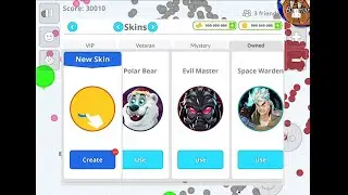AGARIO GETTING OLD SKINS MOBILE IOS (AGAR.IO MOBILE )