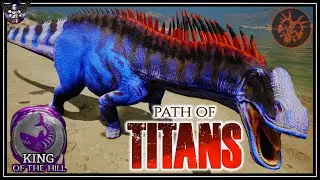 The Amargasaurus Is An Absolute Beast And Almost Unstoppable! | Path Of Titans PvP KOTH Gameplay EP2