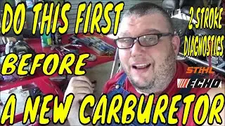 DO THIS BEFORE INSTALLING A NEW CARBURETOR ON A 2 STROKE ENGINE