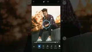 Ring light photo editing by PicsArt