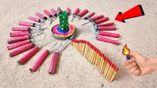Matchstick Amazing Diwali Experiment Domino Reaction🔥