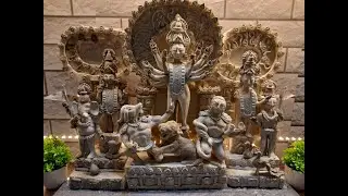 Miniature  Durga Murti Making at Home || Small Durga Murti 2021 ||Durgapuja 2021||  TheStreetRoamer