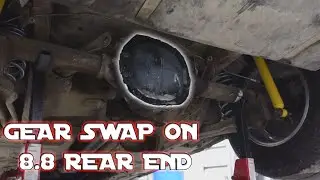 FORD RACING 4.10 GEAR SWAP ON FOXBODY!
