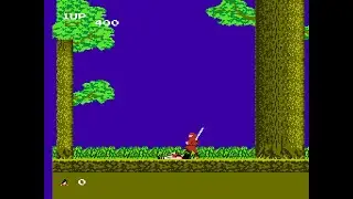 The Legend of Kage - Continue and Game Over Screen