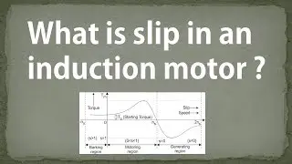 What is slip in an induction motor