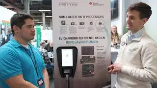 Brian Berner and True Loan about the EV charger reference design by TI, Phytec and Pionix.