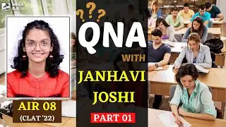 Question & Answer with Janhavi Joshi AIR 08 in CLAT '22 part 01 | MEGA GK | Manav Sir | CLAT 2023