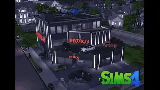 Large car dealership with service. Sims4. Link in description