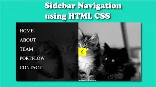 Side navigation bar in HTML CSS & JavaScript | HTML CSS JavaScript Project | | Mr.Project Designer