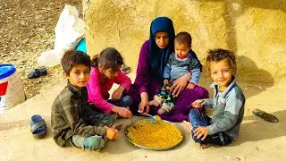 Documentary about nomadic life to prepare local food by mother