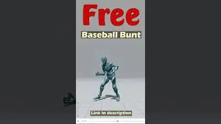 Baseball Bunt. Free Mixamo animation for Daz Studio's Genesis 9