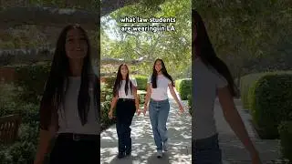 What law students in #LA are wearing on their first day of school! #OOTD #LawSchool #Law #College