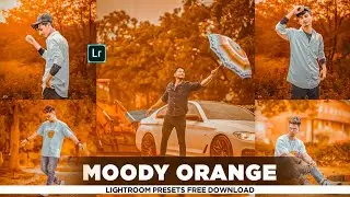 Free Presets Lightroom Mobile DNG - Dark Moody Orange Presets || Moody Preset || Lr Presets Download