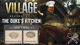 THE DUKE'S KITCHEN - Bird and Beast Pilaf & Ciorba de Porc | RESIDENT EVIL 8 VILLAGE (No Commentary)