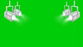 Concert Stage Lights Green Screen Animated Background 2