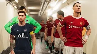 Manchester United vs PSG  ft MESSI , RONALDO |Champions League 21/22