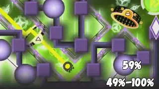 Zodiac 59% | 49%-100% (Extreme Demon) - Geometry Dash