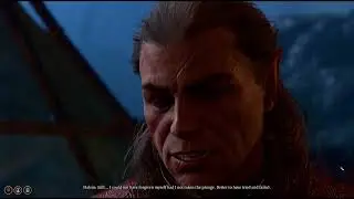 Mount Halsin trying to be alpha in Baldur’s Gate 3