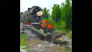 TRUCK DRIVER DOES HARD WORK ON EXTREME ROADS