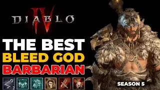 THE BEST Flay BLEED Barbarian Endgame Build Season 5 - Diablo 4