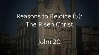 Reasons to Rejoice (5): The Risen Christ - John 20 (13/10/24 AM)