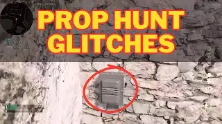 FUNNY INVISIBILITY GLITCHES ON CALL OF DUTY WWII PROP HUNT!