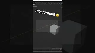 How to Use Hotkeys to hide and Unhide Objects in Blender 🫣 