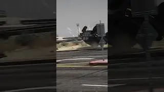 Ram TRX FLIP 8 Times AFTER LAUNCHING INTO A MOVING VEHICLE!!