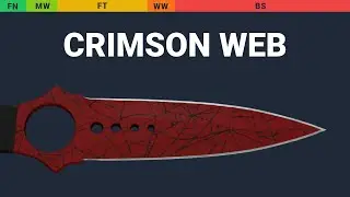 Skeleton Knife Crimson Web - Skin Float And Wear Preview
